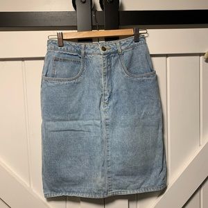 Denim skirt